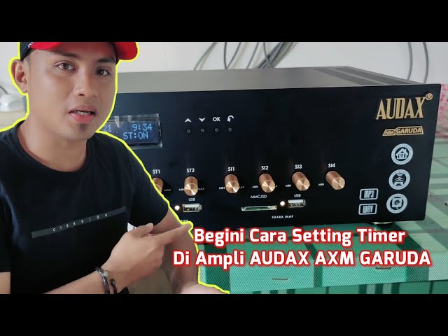 CARA SETTING TIMER AMPLI AXM GARUDA