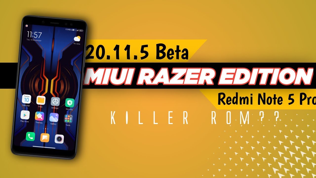 Miui Razer Mod Miui Razer Edition 20.11.5 Beta On Redmi Note 5 Pro | Review After 24hr ...