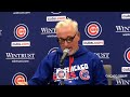 Joe Maddon on Cubs' Bullpen, Addison Russell in 5-4 Win over Giants