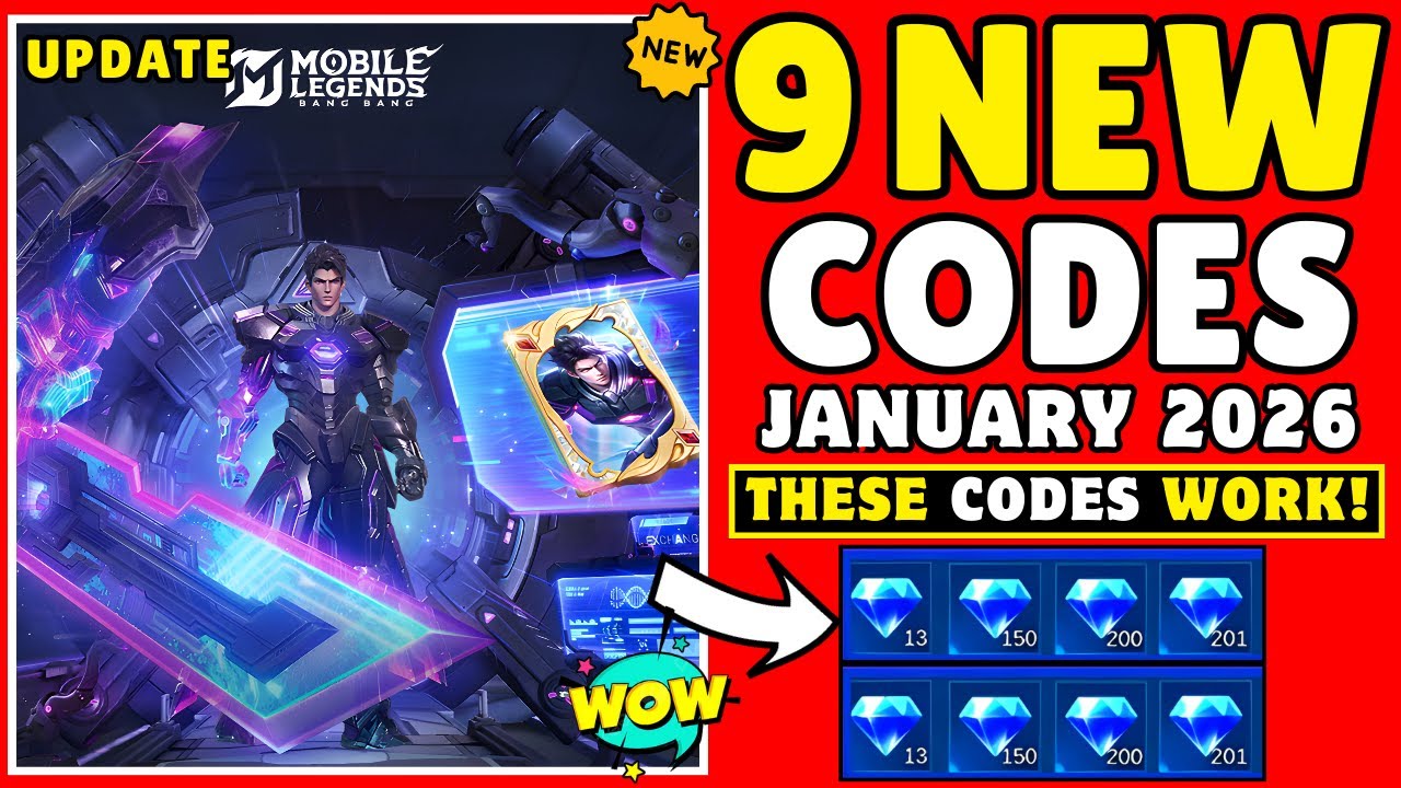 Mobile Legends Redeem codes 30 January, 2026 - MLBB Diamond Codes + Promo Diamonds Mega Sale 2026