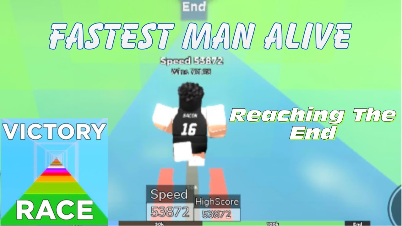 Fastest Man Alive! (Roblox Victory Race)