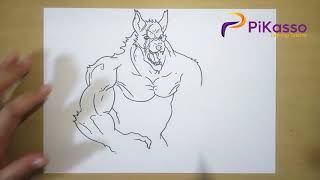 a Werewolf Easy Drawing Tutorial