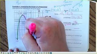 HA2 5-4a Notes (analyzing polynomials  relative max and min)