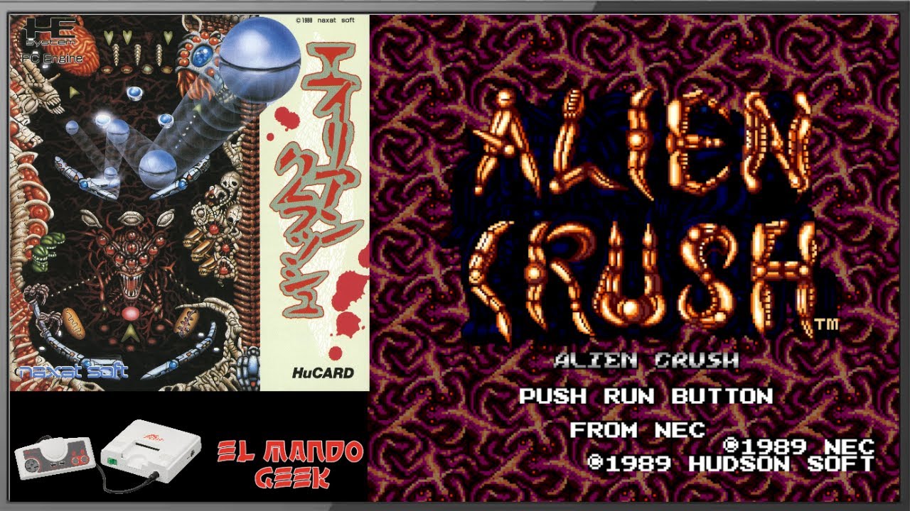 Alien Crush (PC Engine - 1989) Full walkthrough (+8 Million Points ...