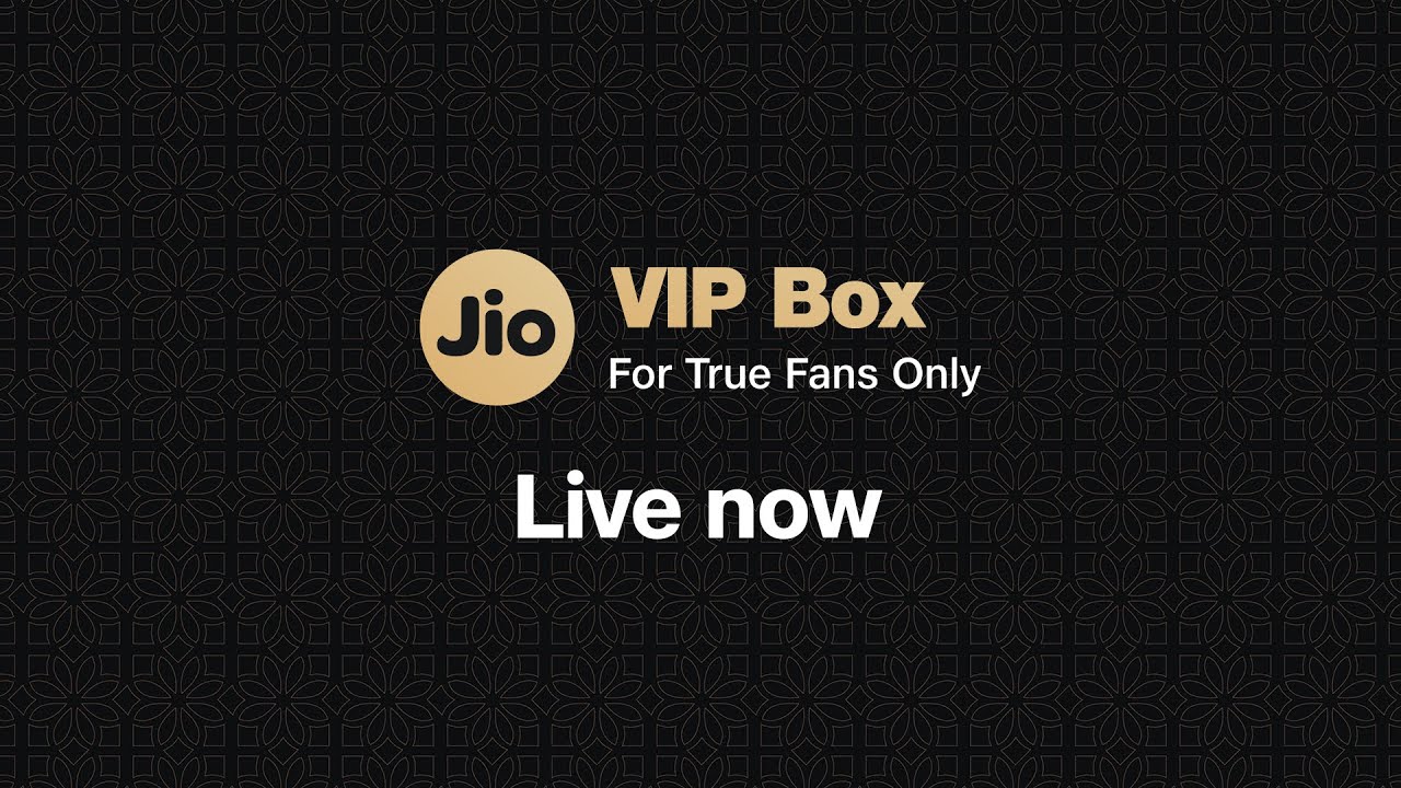 Jio VIP Box Live Now