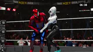 SPIDER-VERSE SPIDER-GWEN ( GWEN STACY ) VS SPIDER-MAN ( iron man LOW BLOW match ) screenshot 5