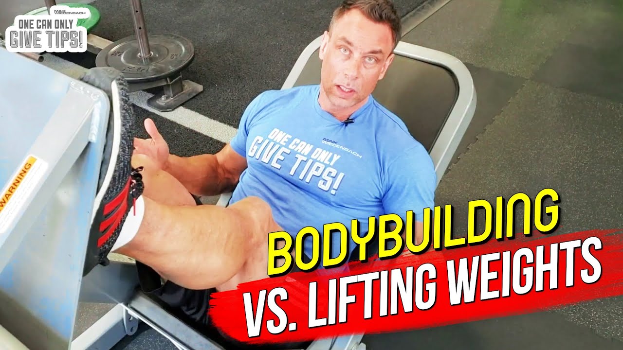Difference Between Bodybuilding & Lifting Weights YouTube