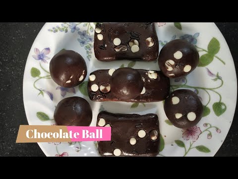 Chocolate Balls | Just 3 Ingredient Chocolate Ball Recipe | Chocolate Ladoo | Indian Cuisine Recipes