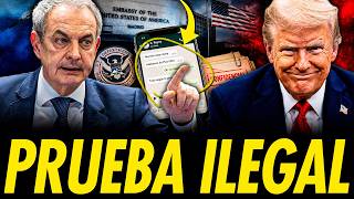 EL GOBIERNO DE TRUMP ENVIÓ PRUEBAS ILEGALMENTE OBTENIDAS CONTRA ZAPATERO ANTES DE SER IMPUTADO