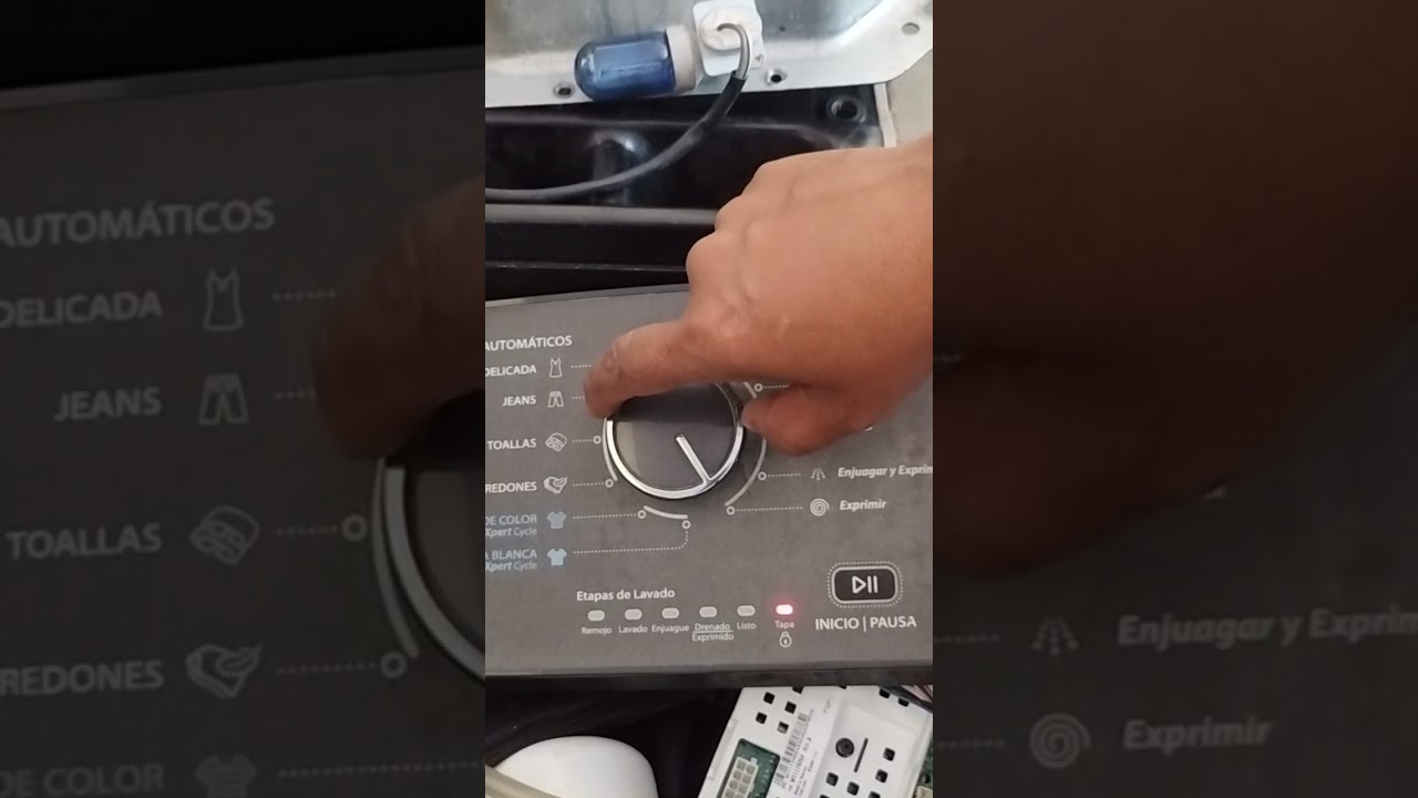 Lavadora Whirlpool se queda drenando 