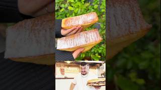 Soft &amp; Thick French Toast 🤯#shorts #japanesefood #food