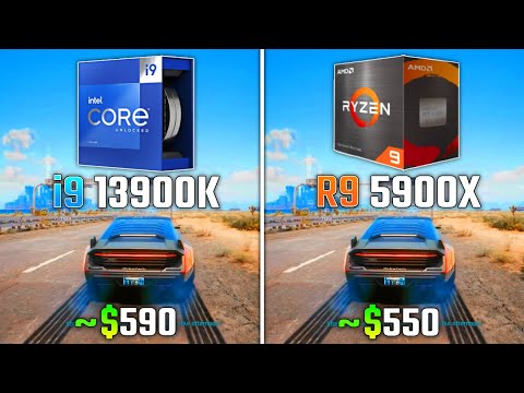 INTEL i9-13900K vs RYZEN 9 5900X | Test in 6 Games