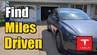 How to Find Miles Driven on Tesla Odometer - Easy Tutorial Tesla Odometer Model Y