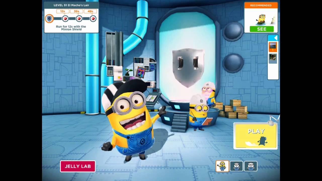 Despicable me Minion Rush walktrough, Unlocked level 50 Games for kids