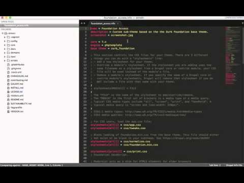 Sublime Wars: Reveal in Sidebar