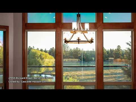 21955 Rickard Road, Bend, OR home video tour
