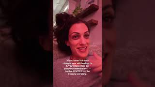 Hey guys! Please don't change your withholding! its a trap! k thanks bye!