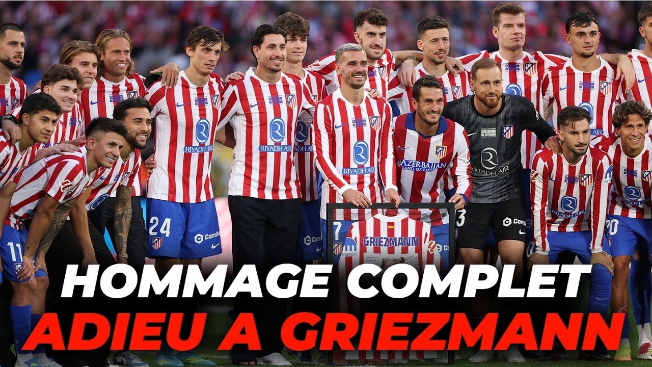 Le bel hommage de l'Atlético de Madrid à Antoine Griezmann