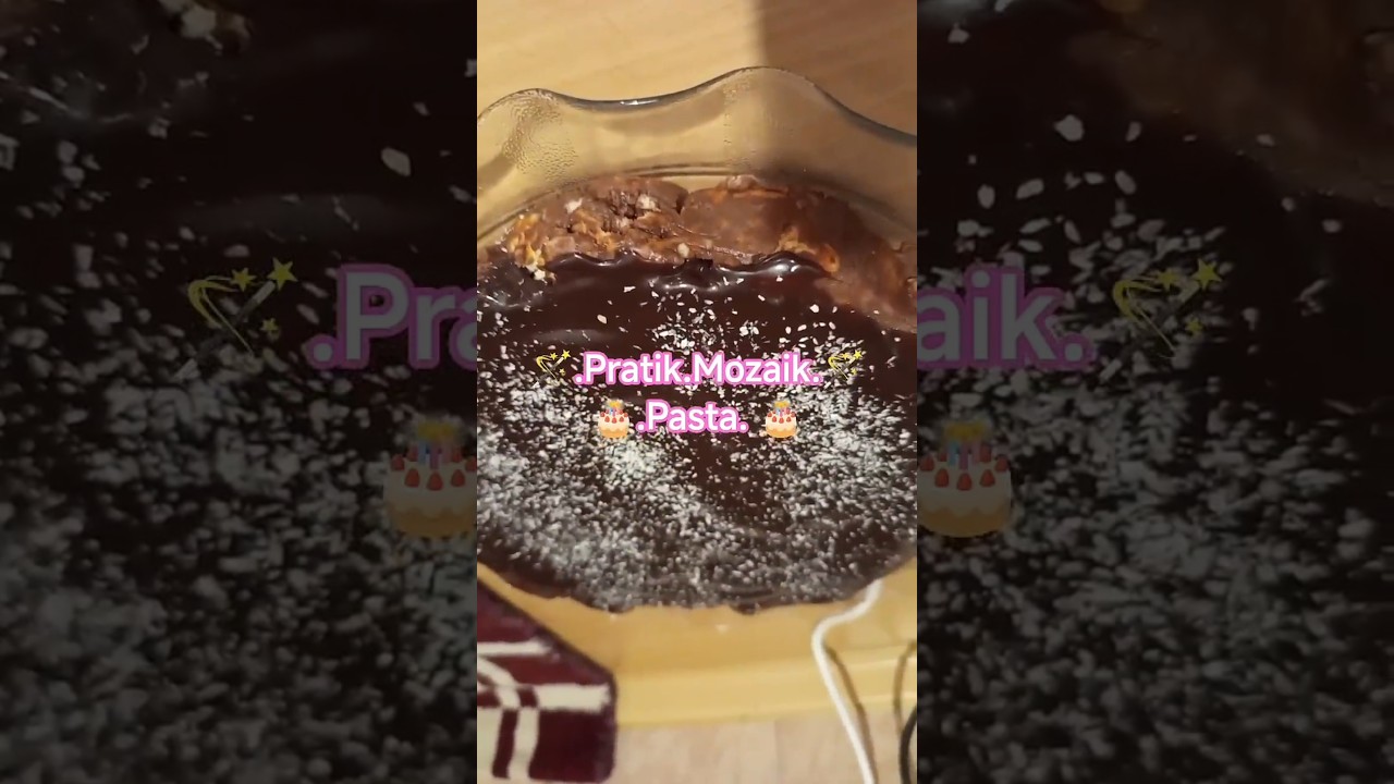 💞Pratik⭐Mozaik🍀Pasta💞#tarif #recipe #chocolate #cake#pasta#food #foodshorts