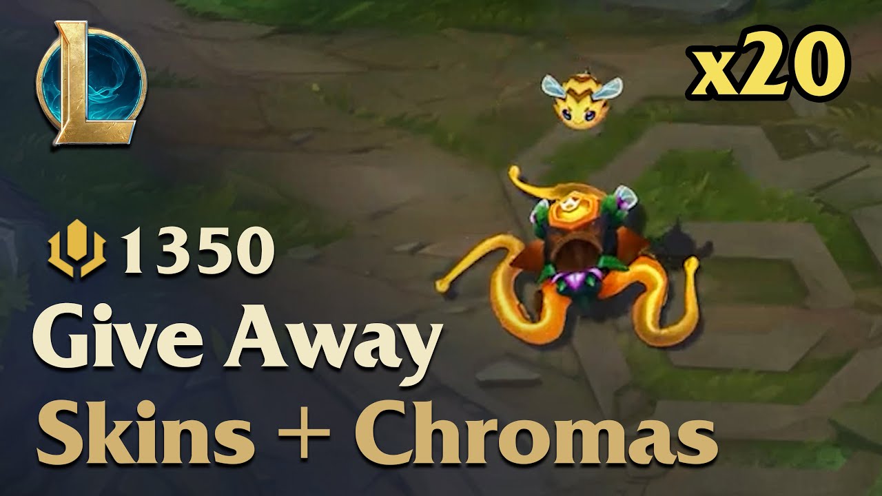 GIVE AWAY! 20 Bee'Koz Skins + Emerald Chromas - YouTube