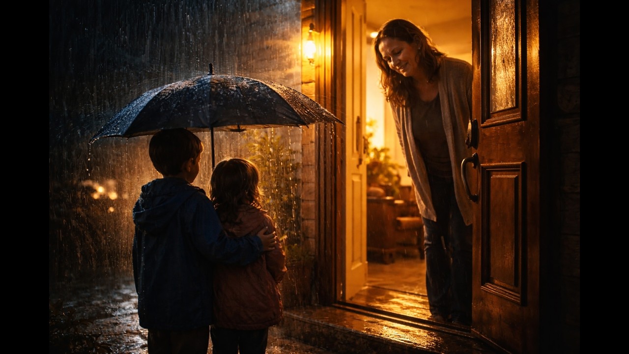 Sem família, ela abriu a porta para dois irmãos… e mudou um destino inteiro