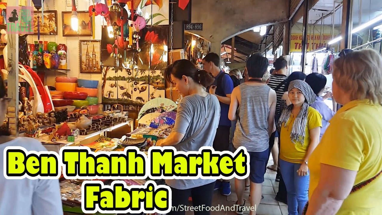 Vietnam Travel - Ben Thanh Market - Fabric and Tailoring Services