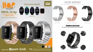 Metal Strap 20mm for Amazfit GTS 2 3 4 Mini BIP U Lite/ Galaxy Watch 5 screenshot 4