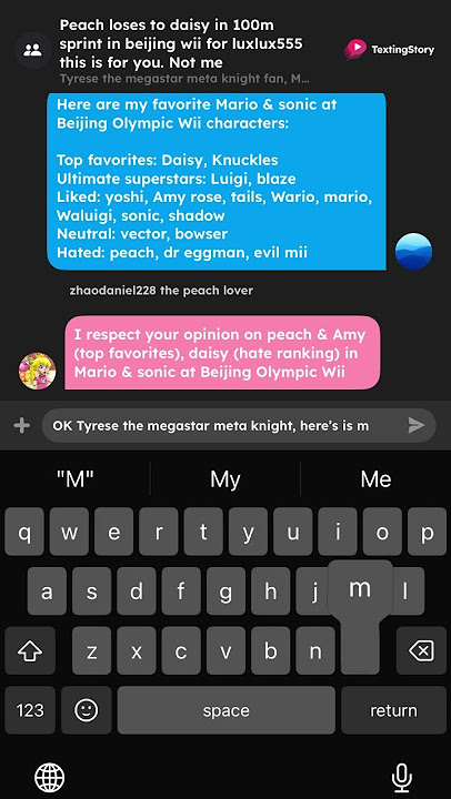 luxlux555 request #1 on Texting Story on iPhone 14 plus