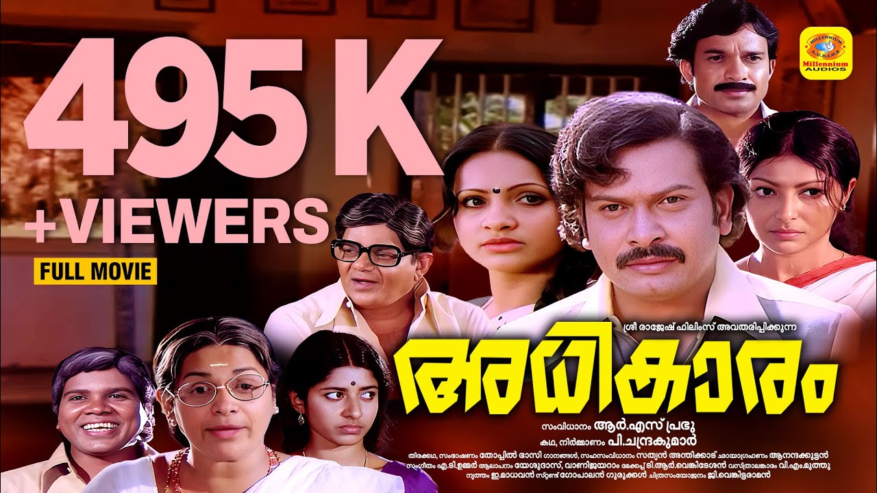 അധികാരം | Adhikaram | Sukumaran & Seema, Sharadha, Ragavan, Jalaja | Malayalam Super Hit Full Movie