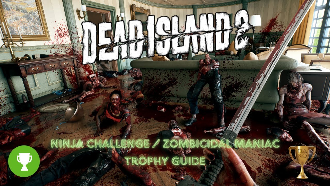 Dead Island 2 ‐ Ninja Challenge (Dismember 3 Zombies with one Shuriken Throw) Zombicidal Maniac