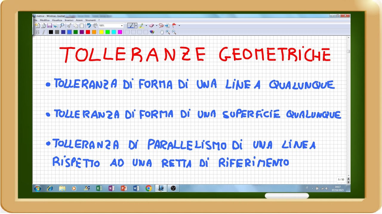 tolleranze geometriche: parallelismo rispetto ad una linea e di forma ...