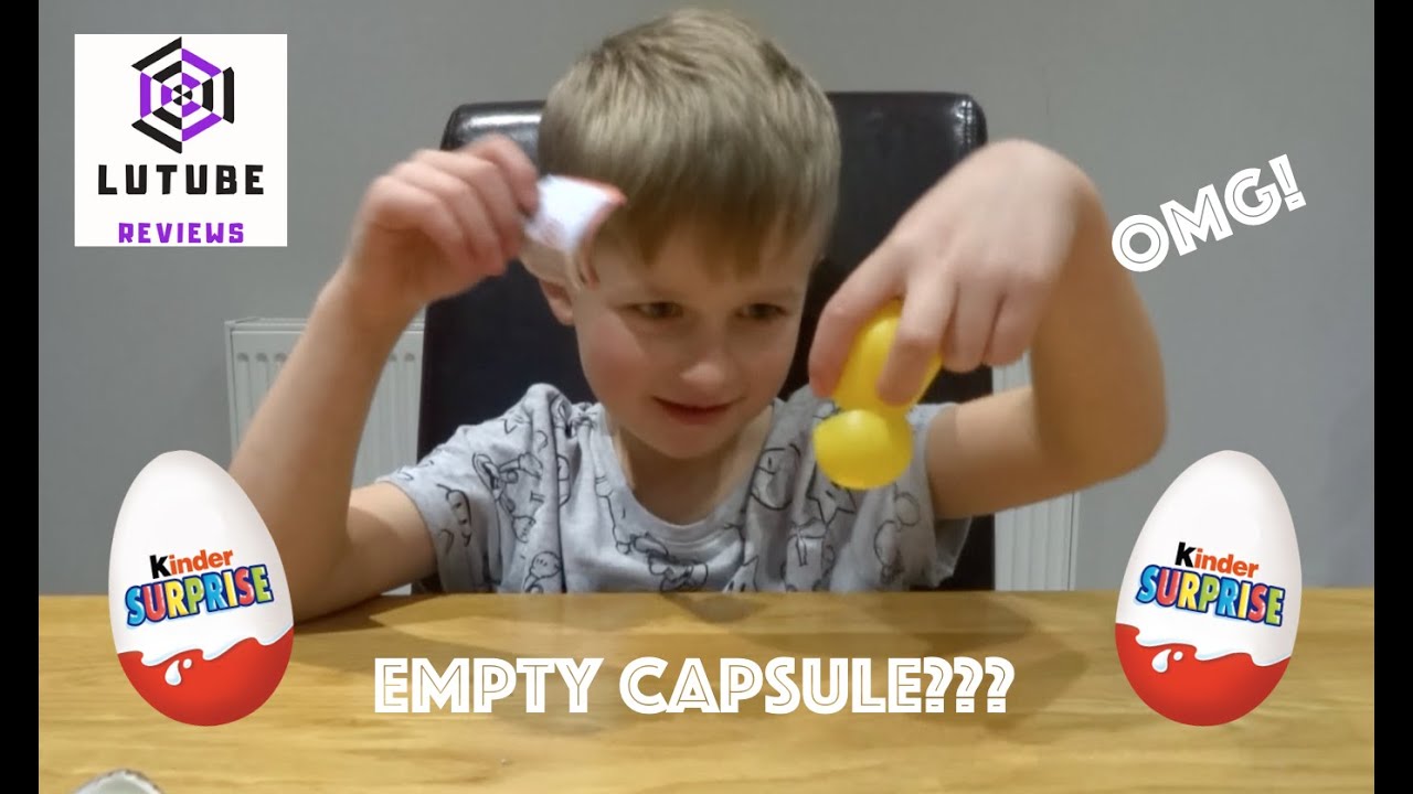 6 Kinder Surprise Egg opening... did we get an empty capsule? OMG
