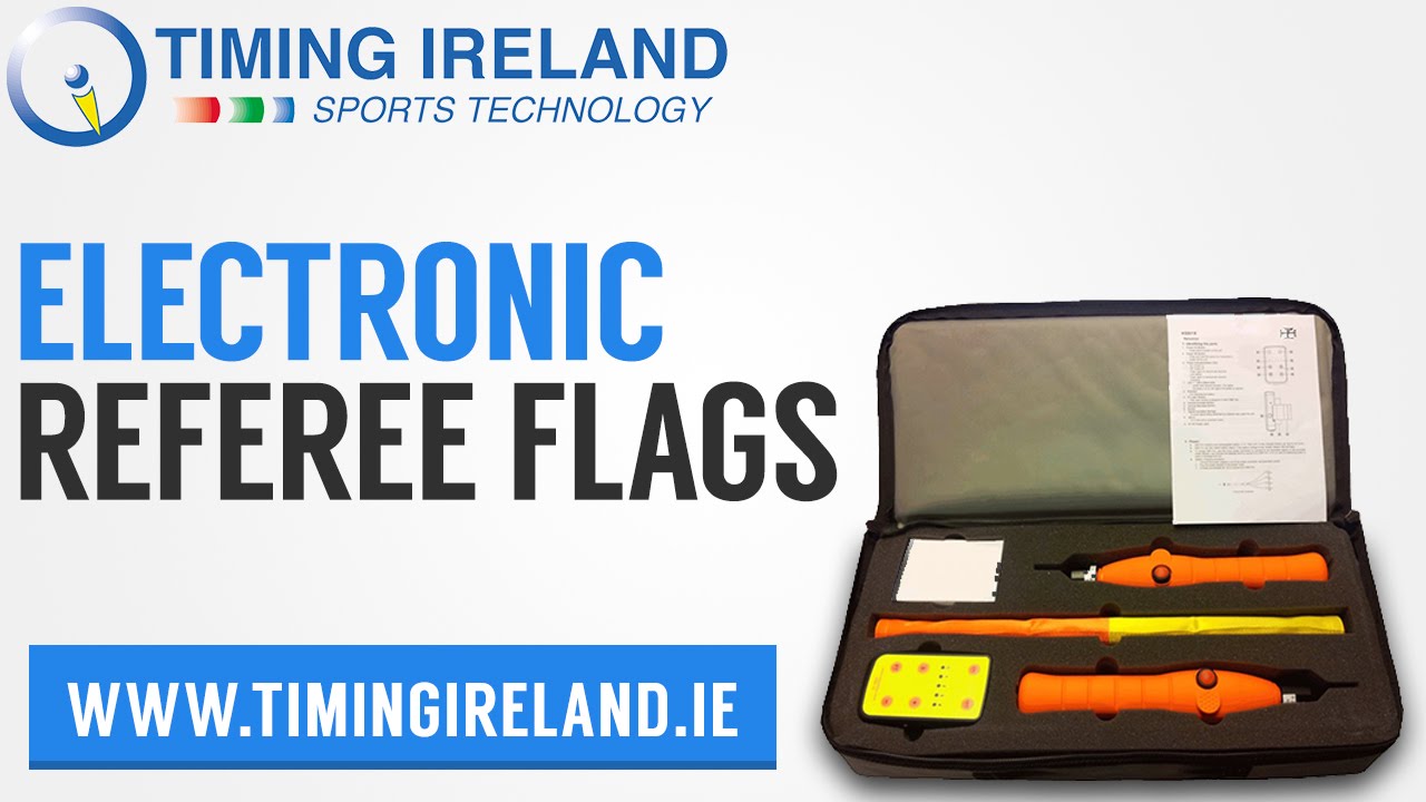 Electronic Football Referee Flags by Timing Ireland - YouTube