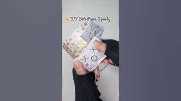 DIY No Tape Paper Squishy 😯 #papercraft #squishy #crafts #craft #cute #thingstodo #craftopia