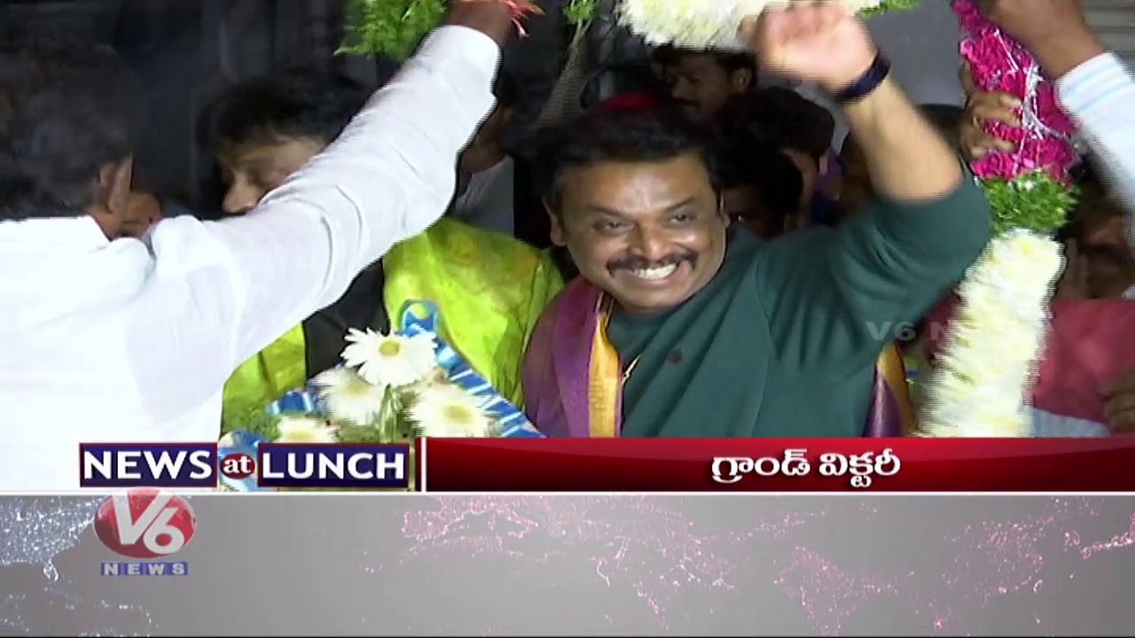 1 PM Headlines | KCR Meets TRS MLAs | Ali Joins YSRCP | Naresh Elected As MAA President | V6 News