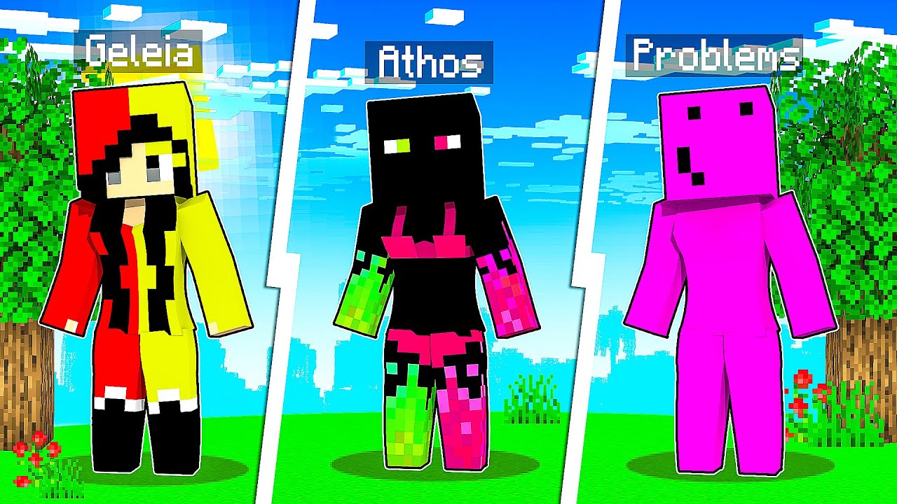 GELEIA PROBLEMS e ATHOS Mostraram suas MÃES #Minecraft #fy #fyp #games