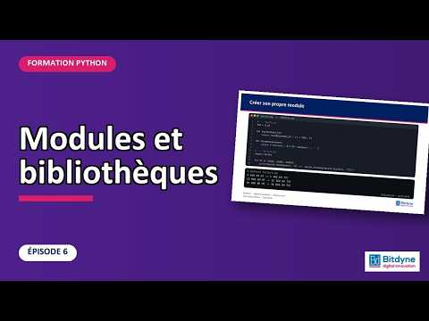 Python #6 — Modules et bibliothèques : organiser et réutiliser