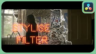 Combining The Stylize Filter Davinci Resolve 18 Studio
