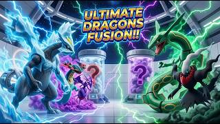 BIGGEST FUSION EXPERIMENT! KYUREM + DRAGAPULT + NAGANADEL VS RAYQUAZA + DARKRAI!! screenshot 1
