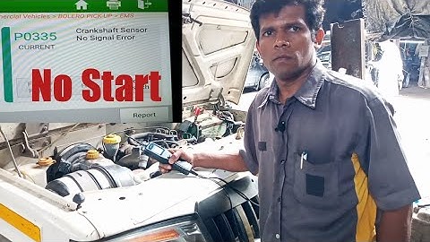 Engine Trouble Code P0335 Crankshaft No Signal Error Mahindra