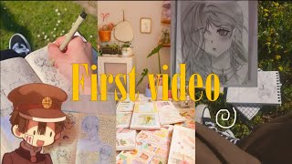 My First Drawing Video 🍥 | Speed drawing 