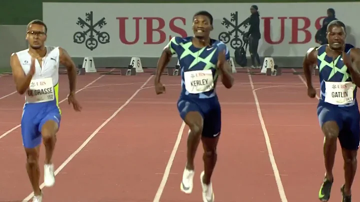 Andre de Grasse Runs Down Fred Kerley & Justin Gat...