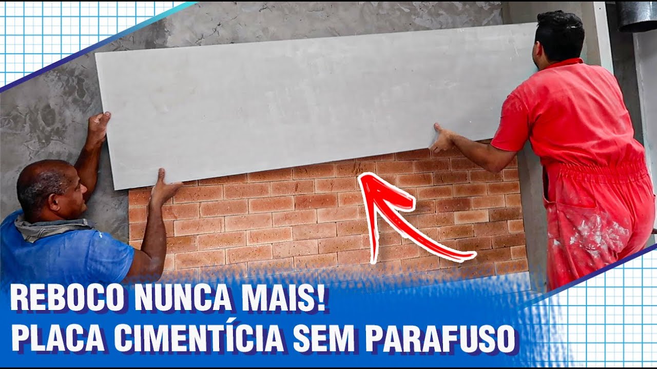 COMO FAZER REVESTIMENTO COM PLACA CIMENTÍCIA SEM ARGAMASSA E SEM ...