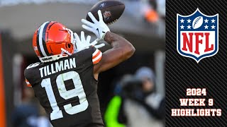 Browns WR Cedric Tillman ALL CATCHES vs. Chargers | 2024 Week 9 FULL Highlights