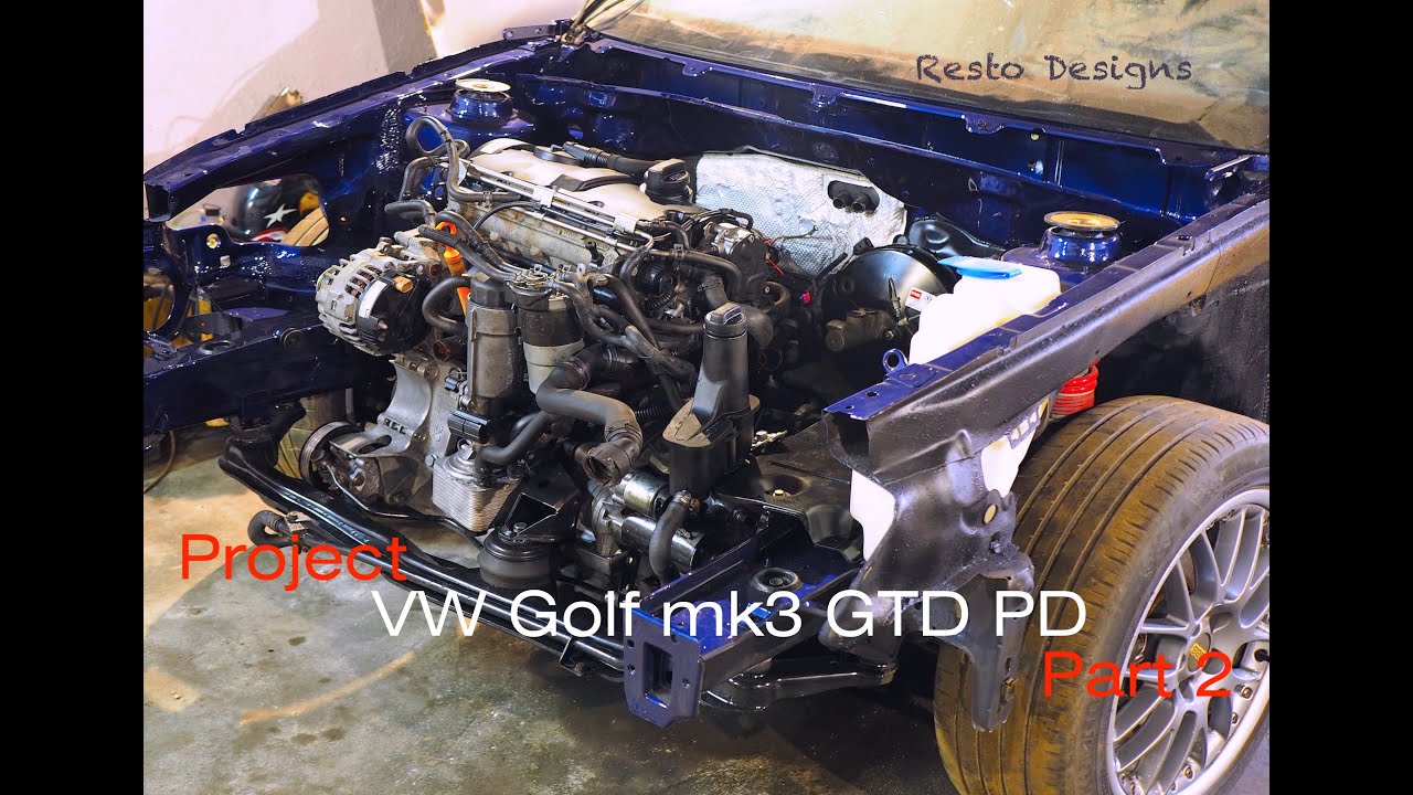 VW Golf mk3 GTD PD Project Resto Designs часть 2