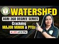 Watershed (Complete Topic) | Major + Minor + PYQs | JRF 2026 | Agri 360 Series