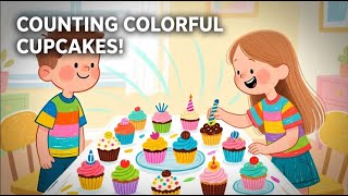 The Lost Cupcakes 🧁 Counting & Addition Song for Kids | Fun Math for Preschool & Homeschool.