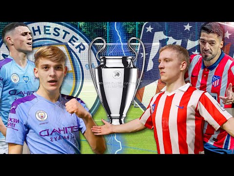 MAN CITY vs. ATLETICO MADRID: Champions League Fußball Challenges