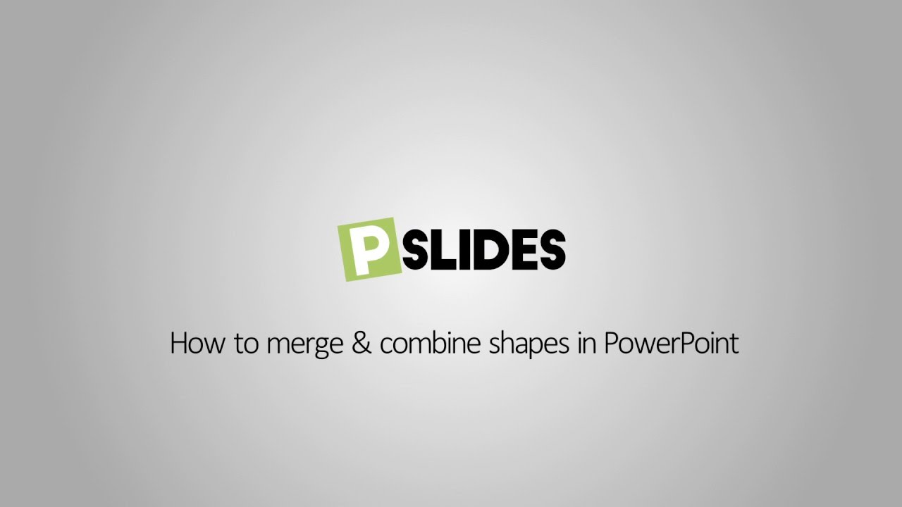 How To Merge Combine Shapes In PowerPoint 2016 YouTube
