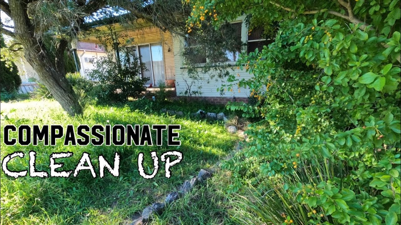 GRIEVING homeowner gets GARDEN RESTORATION- MOWING FOR MENTAL HEALTH